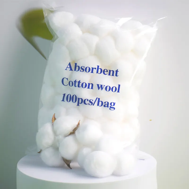 China manufacturer low price 100% cotton absorbent cotton balls