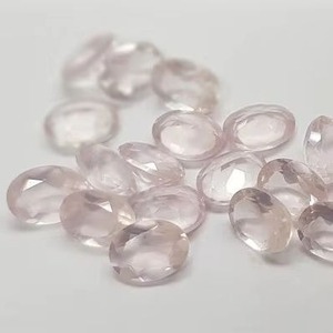 Piedra Preciosa Suelta de Cuarzo Rosa Natural de Calidad Premium, Corte Ovalado, 6x8mm, 4-5 Quilates, con Mejora de Color para Joyería, Disponible - Product Image 4