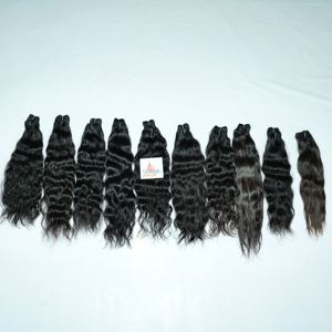 Temple 100% Fabricantes al por mayor Paquete de templo natural indio Procesamiento químico Ninguno Extensiones de cabello humano sin procesar - Product Image 5