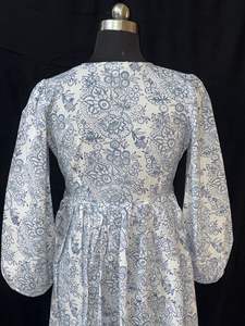 ชุดเดรสยาวพิมพ์ลายสไตล์อินเดียสำหรับผู้หญิงชุดเดรสปาร์ตี้ตอนเย็นแบบลำลองขนาดใหญ่มีกระดุมสำหรับฤดูร้อน - Product Image 3