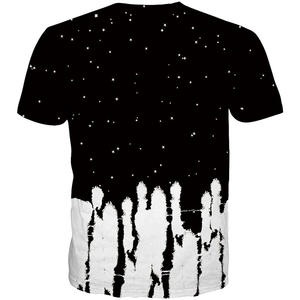 Meilleures ventes T-shirts pour hommes sur mesure avec haute qualité Full Sublimation Impression numérique 3D Crew Vente en gros Manches courtes - Product Image 5