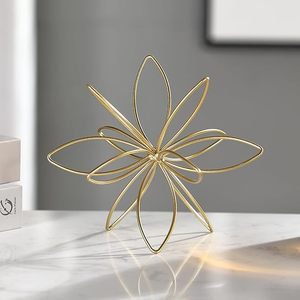 Bola decorativa de Metal de lujo, esfera pintada a mano para decoración del hogar como centro de mesa para sala de estar, dormitorio o mesa de oficina - Product Image 2