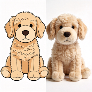 Jouet en peluche personnalisé pour chien, animal en peluche doux, vente en gros, peluche pour chien sur mesure - Product Image 1