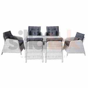 Fabricant turc 6 pièces Torino Garden Seating Group Meilleur produit Offre Spéciale luxe de haute qualité - Product Image 1