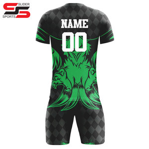 Kits de football personnalisés à impression numérique en gros Kit d'uniforme de football pour garçons Ensemble de maillots de football pour enfants - Product Image 2