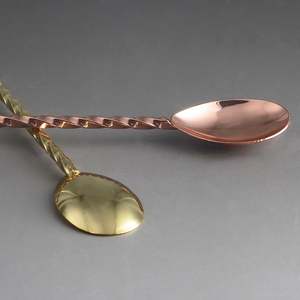 Agitador de cóctel de acero inoxidable de diseño estético, suministros de artículos de Bar de lujo, cuchara de Bar de cóctel para mezclar cócteles - Product Image 5