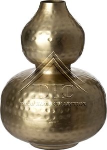 Taille optimale Vase à fleurs moderne en aluminium personnalisé Vase en métal finition or pour la décoration intérieure à diverses fins décoratives - Product Image 2