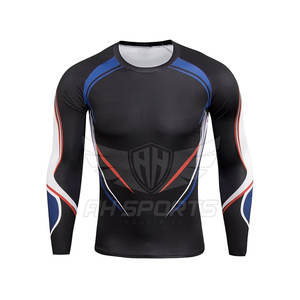 Ropa de gimnasio para hombre Ropa deportiva de secado rápido Traje de compresión para trotar y MMA Ropa deportiva Patrón Traje de entrenamiento personalizable - Product Image 3