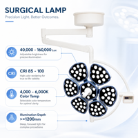 Lampe chirurgicale LED sans ombre Petal pour salle d'opération hospitalière