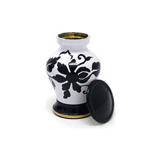 Urna de cremación de metal moderna hecha a mano para mascotas pequeñas y humanos, urna decorativa conmemorativa personalizada para dueños de mascotas - Product Image 2