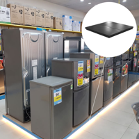 Modernes, maßgeschneidertes Kühlschrank-Displayregal für Elektronik-Einzelhandelsgeschäfte – abnehmbares Design, LED-Beleuchtung – OEM-Service