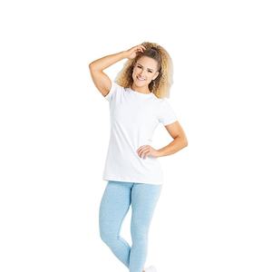 Camisetas Deportivas de Manga Corta para Mujer, de Alta Calidad, Ajustadas, Elásticas, Lisas, Personalizadas, al por Mayor, de Venta Caliente - Product Image 4