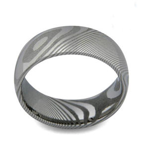 Wholesale Designer Custom Men Jewelry Fashion Damascus <b>Rings</b> 8mm Damascus <b>Steel</b> <b>Ring</b> Classic for Men Women - Product Image 2