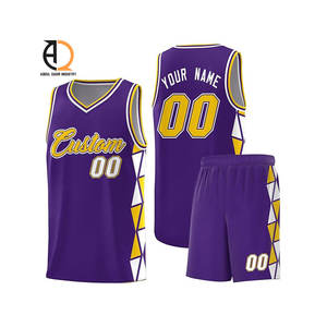 Tenue de basket-ball pour hommes de la meilleure qualité, ensemble personnalisé réversible pour les jeunes, équipe universitaire, pour les uniformes de basket-ball sportifs, maillot - Product Image 4