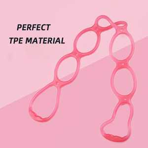 Braccio posteriore spalla 7 fori esercizio corda elastica Stretch Fitness <span class=keywords><strong>Band</strong></span> piede gamba barella mano braccio ginnico per Yoga Pilates - Product Image 4