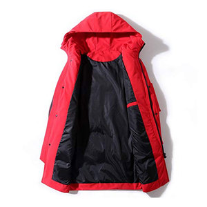 Winter Active <b>Coat</b> <b>Long</b> Puffer Jacket for <b>Men</b> Hoodie Outerwear Snow & Windproof Puffer Jacket - Product Image 4