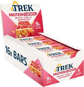 JB's Trek High Protein Flapjack White Chocolate Raspberry - 50g x 16 bars - Product Image 5