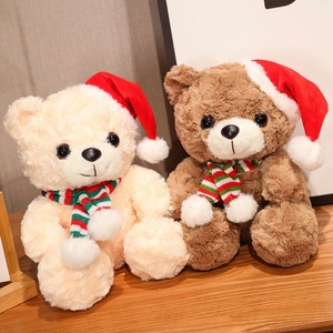 HECION Enfants Jouets Vente Chaude Très <span class=keywords><strong>Pas</strong></span> <span class=keywords><strong>Cher</strong></span> Noël Ours En Peluche Jouet Mignon Animal En Peluche Doux Poupée pour Filles Décoration De Noël - Product Image 6