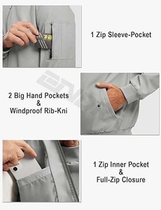 Custom <b>Lightweight</b> Polyester Softshell Windbreaker Waterproof Hooded Stand Collar Winter Outdoor Hiking <b>Jacket</b> with Pockets - Product Image 5