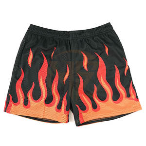 OEM Custom Logo Men Double <b>Layer</b> Gym Mesh Shorts Custom Logo Design Lightweight Mesh Shorts - Product Image 1