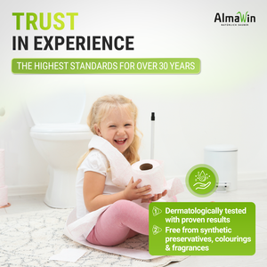 AlmaWin RTS 1 Nettoyant WC Citron Frais 750ml – Anti-calcaire et anti-tartre urinaire pour toilettes et urinoirs – Végan et Bio - Product Image 6
