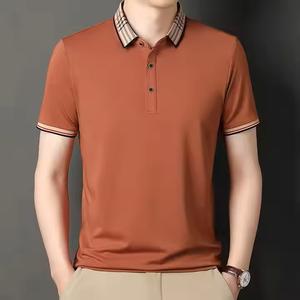 Alta calidad 100% algodón hombres para Polo diseño hecho a medida ropa informal transpirable de talla grande al por mayor patrón sólido - Product Image 4
