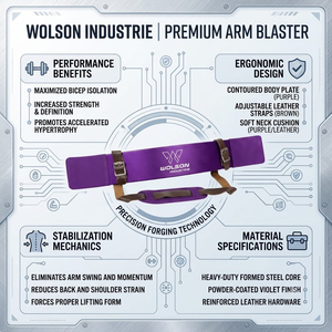 Wolson Industry - Brazalete de Entrenamiento de Bíceps de Alta Resistencia, Diseño Ergonómico de Látex, Ecológico y Cómodo para Hacer Ejercicio - Product Image 4