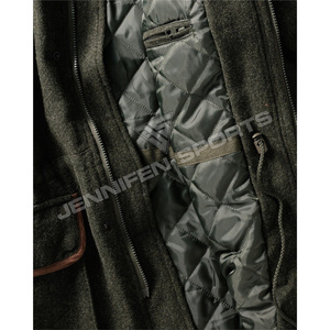 Chaqueta de Caza y Safari para Hombre, Personalizada, Térmica, Transpirable, Ligera, 100% Lana, para Invierno y Senderismo, con Logotipo de Marca Personalizado - Product Image 3