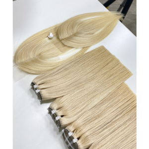 ผมต่อแบบเรียของคน613สีบลอนด์22 ''24'' ผมมนุษย์ดิบมีหนังกำพร้าจำนวนมากเรียงตามเวียดนามสต็อกสินค้าขายดีที่สุด - Product Image 2