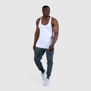 2025 Wholesale Custom Logo Men's Cotton <b>Running</b> <b>Singlet</b> Quick Dry Muscle Athletic Workout Tank Top for Gym Sleeveless Tanktop - Product Image 6