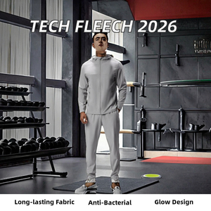 Ensemble de survêtement de jogging 2 pièces pour homme, vêtements de sport personnalisables pour l'entraînement, survêtement vierge pour sublimation avec conception de logo - Product Image 2