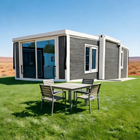 Maison conteneur modulaire extensible à double aile de 10 pieds avec accessoires complets pour studio ou bureau – Aménagement personnalisé