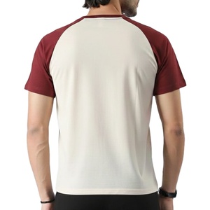 เสื้อยืดแขนสั้นผู้ชายทรงเข้ารูป รุ่นใหม่ล่าสุด แฟชั่นฤดูร้อน แบรนด์ OEM แขนเสื้อแบบ Reglan ผลิตจากผ้าฝ้าย 100% - Product Image 6