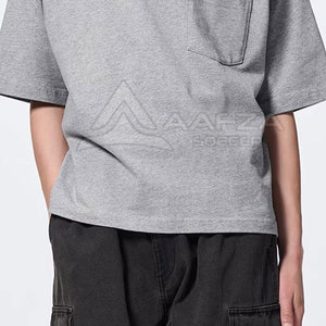 Venta al por mayor 2025 Diseño personalizado 100% Camiseta cuadrada de algodón para hombres Fabricante de equipos originales - Product Image 6