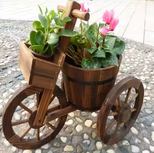 Bicicleta de madera hecha a mano Premium, bicicleta Retro pequeña, decoración del hogar de la mejor calidad, regalo de recuerdo de Vietnam - Product Image 2