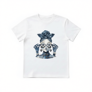 T-Shirt Unisex Oversize di Alta Qualità 210 GSM 100% Cotone - Design con Rose - Product Image 2