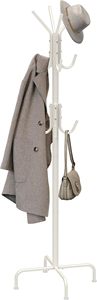 Stamding Coat and Hat Hanger Organizer Rack Hooks White for Coat Scarf Bag Towel <b>Key</b> <b>Cap</b> Hat - Product Image 2