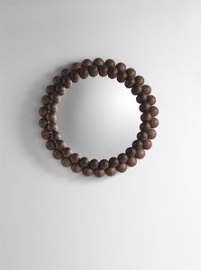 Espejo de resina con forma abstracta rosa, decoración moderna para el hogar, espejo de pared decorativo, espejo de resina elegante, pieza de acento de moda para sala de estar - Product Image 3