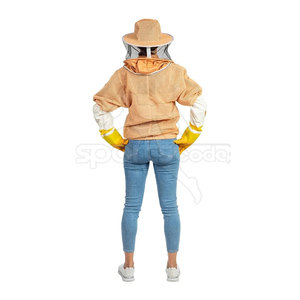 Chaqueta de Apicultura de Alta Demanda con Puños Elásticos, Chaqueta de Apicultura de Tela Resistente, Chaqueta de Apicultura para Seguridad al Aire Libre - Product Image 5