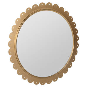 Modern <b>Vintage</b> Home Interior Decor <b>Gold</b> Plated Metal Wall <b>Mirror</b> Newly Designed Best Farmhouse Decor - Product Image 2