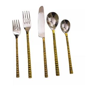 Cuillère à thé en laiton pur élégant pour accessoires de cuisine nouveau design ensemble de couverts en métal nouvelle vaisselle cuillère à thé de haute qualité - Product Image 3