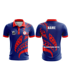 Polo de hombre con estampado cultural vibrante con diseño de sublimación completa No se requiere MOQ Entrega global rápida para ropa de equipo - Product Image 6