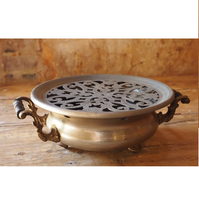 OEM ODM, chauffe-plats personnalisés pour ustensiles de cuisine, avec pot de stockage incroyable, chauffe-plats en cuivre martelé de haute qualité