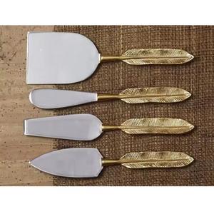 Nouveau Style En Acier Inoxydable Plaqué Or et Noir Fromage Ensemble De Luxe Maison Hôtel Restaurant Couteau À Fromage Ensemble Outils De Cuisine - Product Image 6