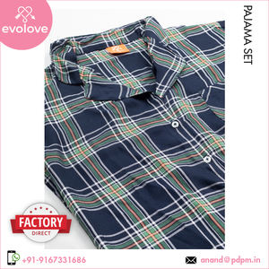 Ensemble pyjama 100% coton 2 pièces pour femmes vêtements de nuit d'été de qualité assurée du meilleur fournisseur et exportateur indien pour un usage domestique - Product Image 4