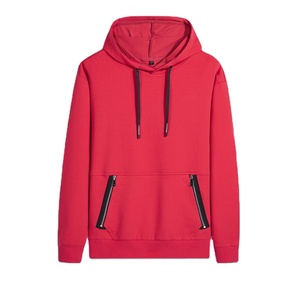 Sweat-shirts pour hommes en coton 95% et élasthanne 5% avec poche zippée et broderie 3D délavée, et sweats d'automne pour femmes - Product Image 4