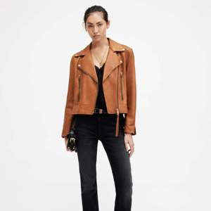 Women's Fashion Tan PU <b>Leather</b> Biker <b>Jacket</b> Slim Fit Moto Outerwear Ladies Autumn <b>Winter</b> Lapel Zip Up Motorcycle Coat Wholesale - Product Image 3