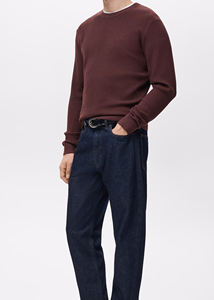 Nuevo Cárdigan de Punto para Mujer, Estilo Casual de Otoño, Manga Tres Cuartos, Cierre de Cremallera, Jacquard, Nailon/Acrílico, Logotipo Frontal - Product Image 3