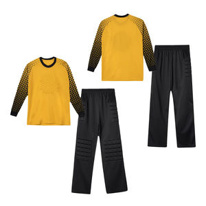 Uniforme de portero de fútbol personalizado de alta calidad Kits de fútbol lisos personalizados de calidad barata Uniforme de portero de fútbol a granel - Product Image 3