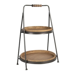 ฐานวางเค้กไม้แบบธรรมชาติสำหรับงานเฉลิมฉลองช่วงเทศกาล ช่วยเพิ่มความโดดเด่นให้กับการเสิร์ฟของหวานในโอกาสพิเศษ - Product Image 1